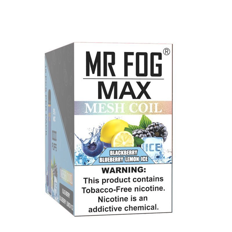 Mr Fog Max Blackberry Blueberry Lemon Ice – 1000 Puffs 3 Mr Fog Max Blackberry Blueberry Lemon Ice – 1000 Puffs - Image 3