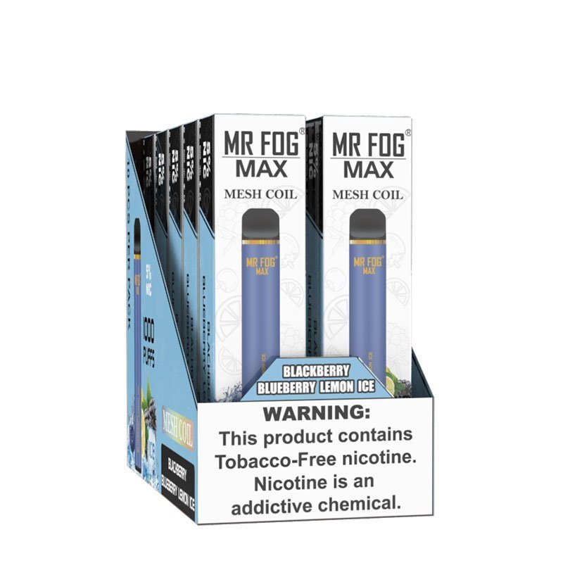 Mr Fog Max Blackberry Blueberry Lemon Ice – 1000 Puffs 4 Mr Fog Max Blackberry Blueberry Lemon Ice – 1000 Puffs - Image 4