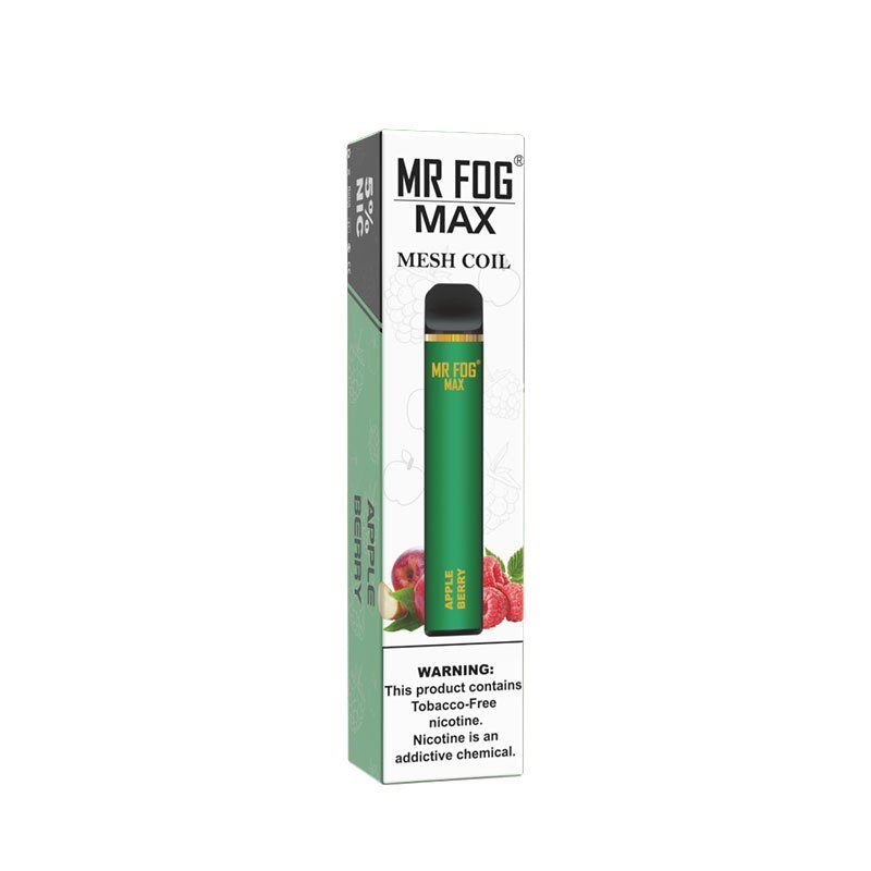 Apple Berry Mr Fog Max 1000 Puffs Disposable Vape 2 Apple Berry Mr Fog Max 1000 Puffs Disposable Vape - Image 2