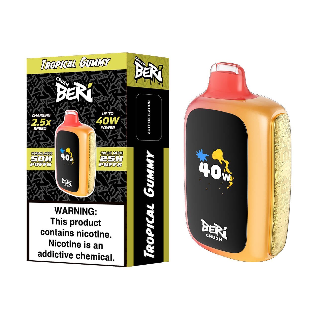 Tropical Gummy Beri Crush 50K Disposable Vape - 20mL 1 Tropical Gummy Beri Crush 50K