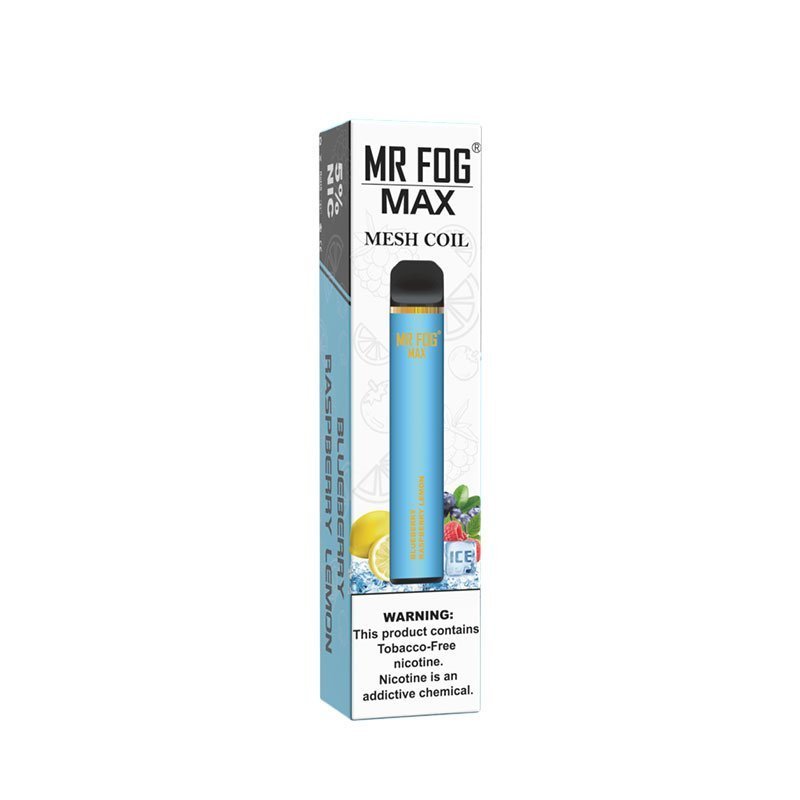 Mr Fog Max Blueberry Raspberry Lemon – 1000 Puffs 2 Mr Fog Max Blueberry Raspberry Lemon – 1000 Puffs - Image 2