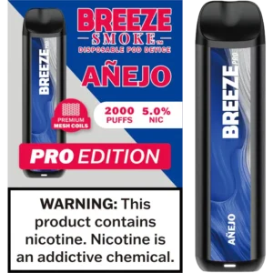 Anejo - Breeze Pro 2000 Puffs - 5% NIC - Disposable Vape