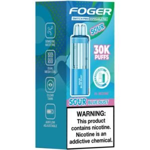 Sour Blue Dust Foger Switch Pro 30K Puffs Disposable Pods (Only Pod)