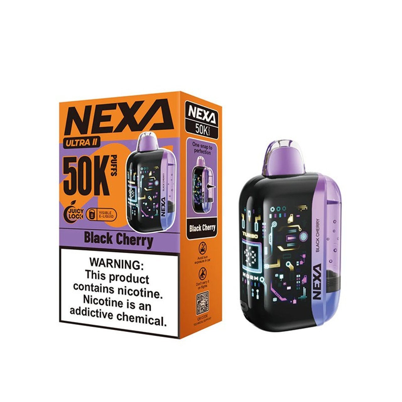 Black Cherry Nexa Ultra II 50K Puffs Disposable Vape 1 Black Cherry Nexa Ultra II 50K Puffs Disposable Vape