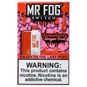 Strawberry Dragon Fruit Mr Fog Switch SW15000 Puffs Disposable Vape