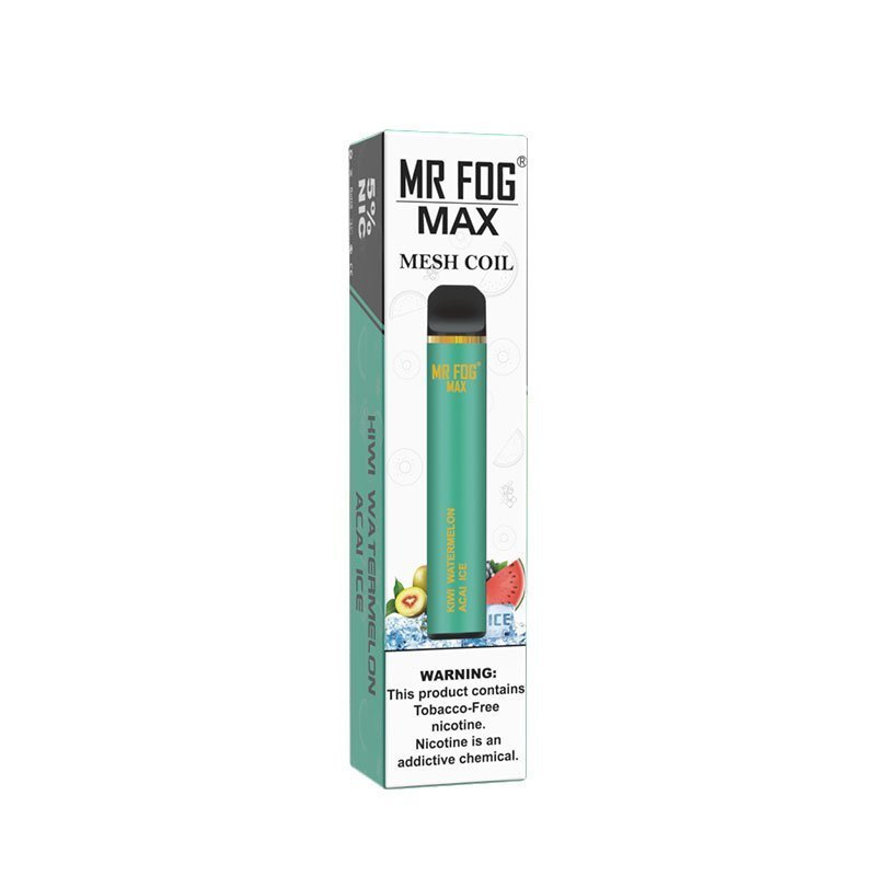 Mr Fog Max Kiwi Watermelon Acai Ice – 1000 Puffs 2 Mr Fog Max Kiwi Watermelon Acai Ice – 1000 Puffs - Image 2
