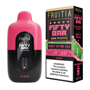 B-Pop Fruitia X Fifty Bar 20,000 Puffs Disposable Vape