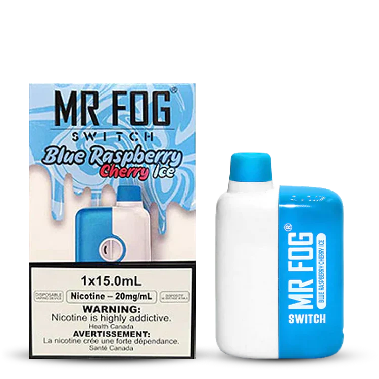 Blue Raspberry Cherry Ice MR Fog Switch 5500 Puffs Disposable Vape 1 Blue Raspberry Cherry Ice MR Fog Switch 5500