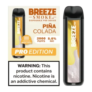 Pina Colada - Breeze Pro 2000 Puffs - 5% NIC - Disposable Vape