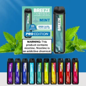 Breeze Pro 2000 Puffs - 5% NIC - Disposable Vape