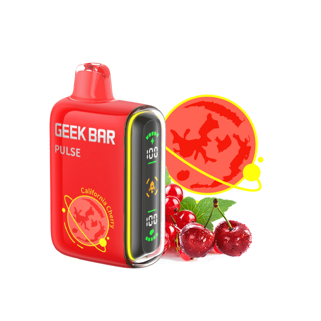 California Cherry Geek Bar Pulse Disposable Vape - 15k Puffs 1 Geek Bar Pulse California Cherry