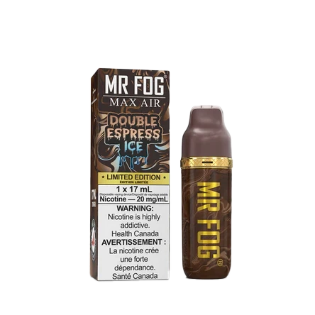 Double Espresso Ice Mr Fog Max Air MA8500 Puffs Disposable Vape 1 Double Espresso Ice Mr Fog Max Air MA8500