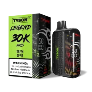 Tyson 2.0 Legend 30K Green Apple - Disposable Vape