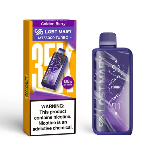 Golden Berry Lost Mary MT35000 Disposable Vape 1 Golden Berry Lost Mary MT35000