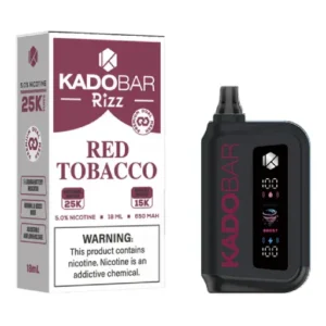 Kado Bar Rizz Red Tobacco
