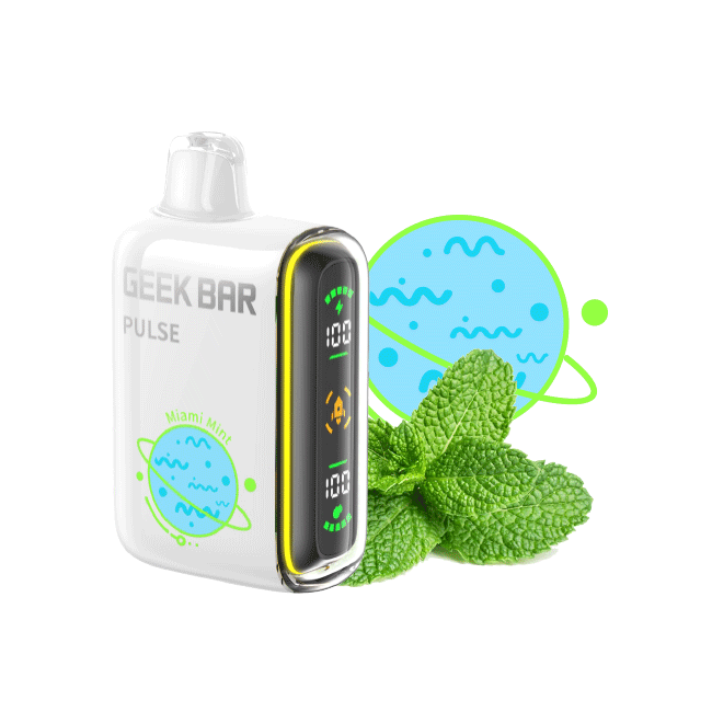 Miami Mint Geek Bar Pulse Disposable Vape - 15k Puffs 1 Geek Bar Pulse Miami Mint