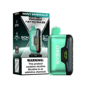 Mint Emerald Oxbar Astro Maze 50K Disposable Vape