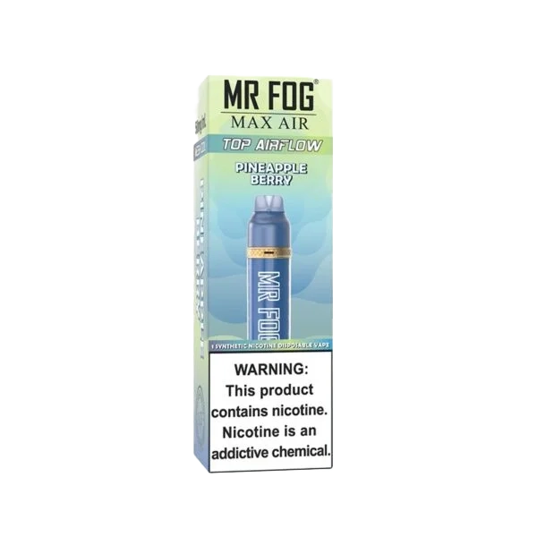 Mr Fog Max Air 3000 Pineapple Berry Disposable Vape 1 Mr Fog Max Air 3000 Pineapple Berry