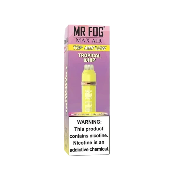 Tropical Whip Mr Fog Max Air 3000 Puffs Disposable Vape 1 Tropical Whip Mr Fog Max Air