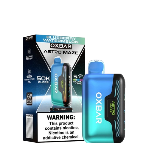 Blueberry Watermelon Oxbar Astro Maze 50K Puffs Disposable Vape 1 Blueberry Watermelon Oxbar Astro Maze