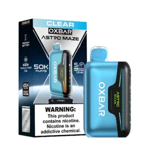 Clear Oxbar Astro Maze 50K Disposable Vape