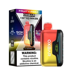 Fruity Pebz Oxbar Astro Maze 50K Disposable Vape