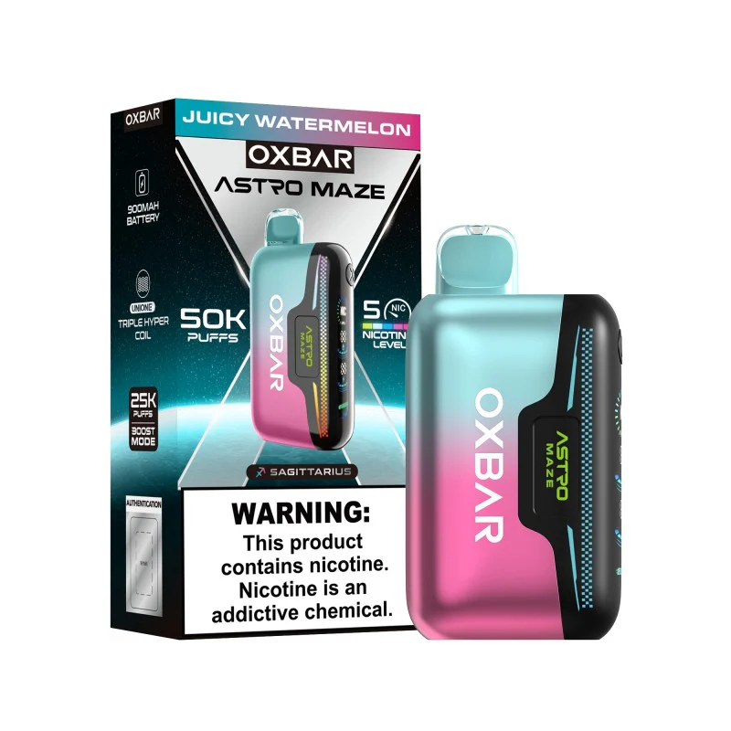 Juicy Watermelon Oxbar Astro Maze 50K Disposable Vape 1 Juicy Watermelon Oxbar Astro Maze 50K Disposable Vape