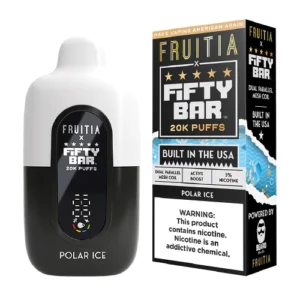 Polar Ice Fruitia X Fifty Bar 20,000 Puffs Disposable Vape