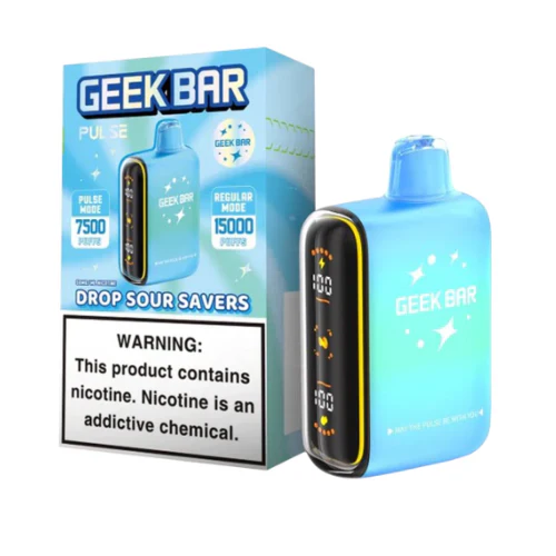 Drop Sour Savers Geek Bar Pulse Savers Edition – 15K Puffs 1 Drop Sour Savers Geek Bar Pulse Savers Edition
