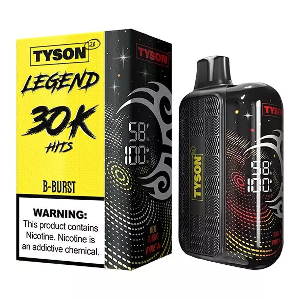 B-Burst Tyson 2.0 legend 30k Puffs Disposable Vape 1 B-Burst Tyson 2.0 legend 30k Puffs Disposable Vape