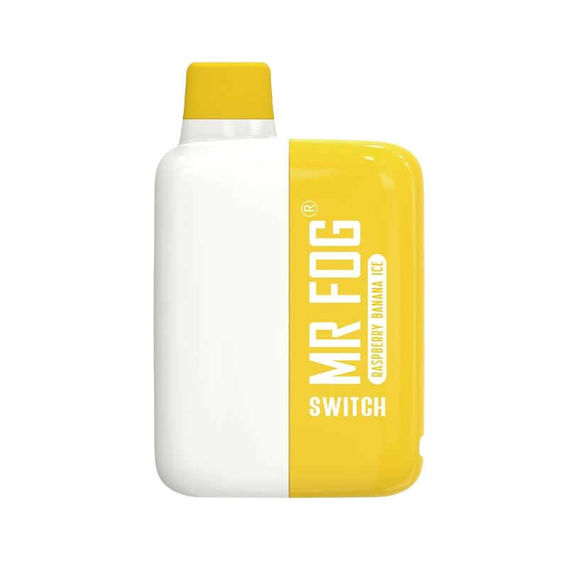 Raspberry Banana Ice MR Fog Switch 5500 Puffs Disposable Vape 1 Raspberry Banana Ice MR Fog Switch 5500