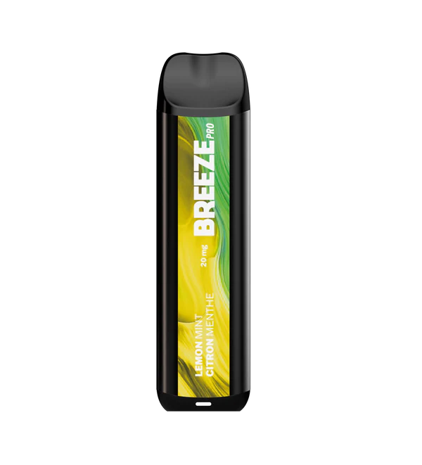 Lemon Mint - Breeze Pro 2000 Puffs - 5% NIC - Disposable Vape 1 Lemon Mint - Breeze Pro 2000 Puffs - 5% NIC - Disposable Vape