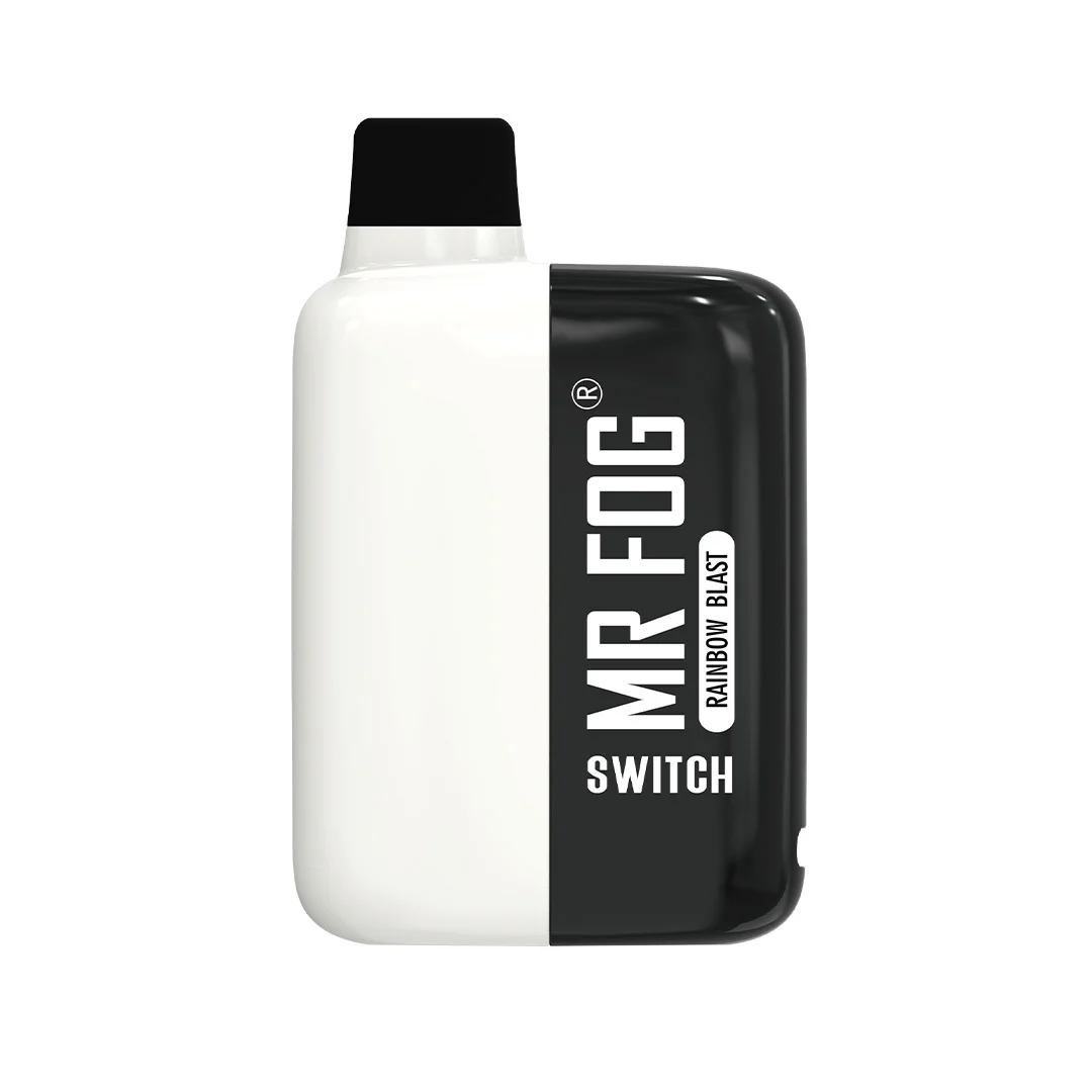 Rainbow Blast Mr Fog Switch 5500 Puffs Disposable Vape 1 Rainbow Blast Mr Fog Switch