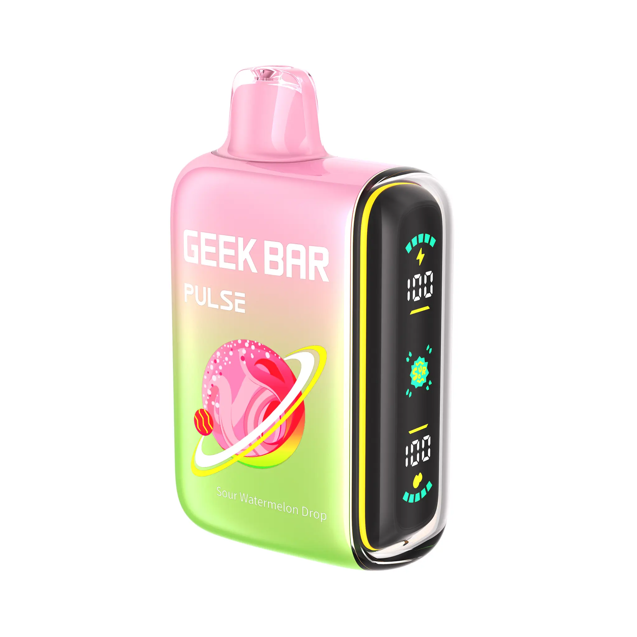 Sour Watermelon Drop Geek Bar Pulse Disposable Vape - 15k Puffs 1 Geek Bar Pulse Sour Watermelon Drop