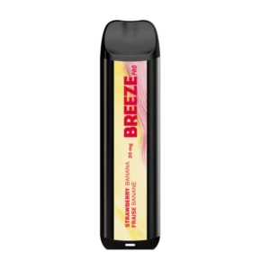 Strawberry Banana - Breeze Pro 2000 Puffs - 5% NIC - Disposable Vape