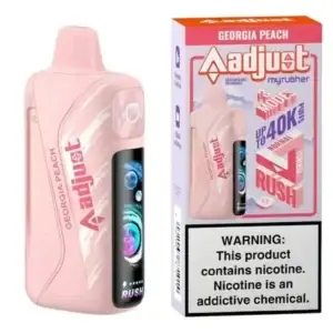 Georgia Peach Adjust MyRusher 40K Puffs Disposable Vape