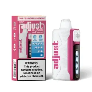 Sour Strawberry Dragonfruit Adjust Mycool 40k Puffs Disposable Vape