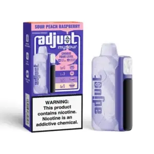 Sour Peach Raspberry Adjust MySour 40000 Puffs Disposable Vape