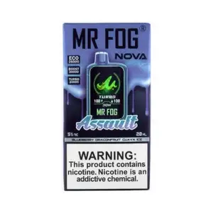 Assault Mr Fog Nova Zero Nicotine Disposable Vape ( Steezy Edition)