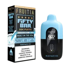 Blue Razz Ice Fruitia X Fifty Bar V2 20K