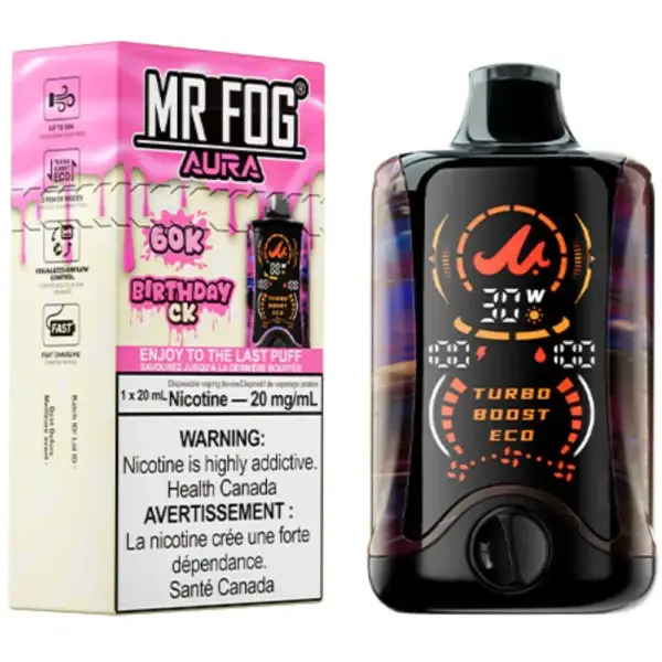 Birthday Ck Mr Fog Aura 60K Puffs Disposable Vape 1 Birthday Ck Mr Fog Aura
