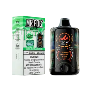 Oasis Mint Mr Fog Aura 60k Puffs Disposable Vape