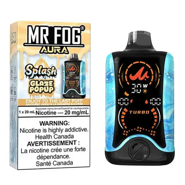 Glaze Pop MR Fog Aura Splash 60K Puffs Disposable Vape 1 Glaze Pop MR Fog Aura Splash
