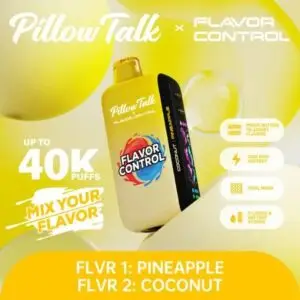 Pineapple + Coconut Pillow Talk IC40K Mix Flavors Disposable Vape - 40K Puffs