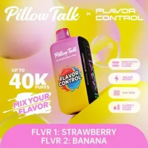Strawberry + Banana Pillow Talk IC40K Mix Flavors Disposable Vape - 40K Puffs