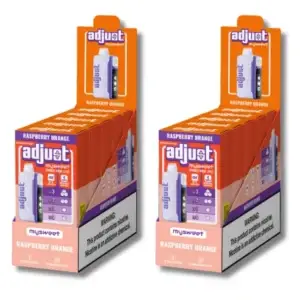 Raspberry Orange Adjust My Sweet 40K Puffs Disposable Vape