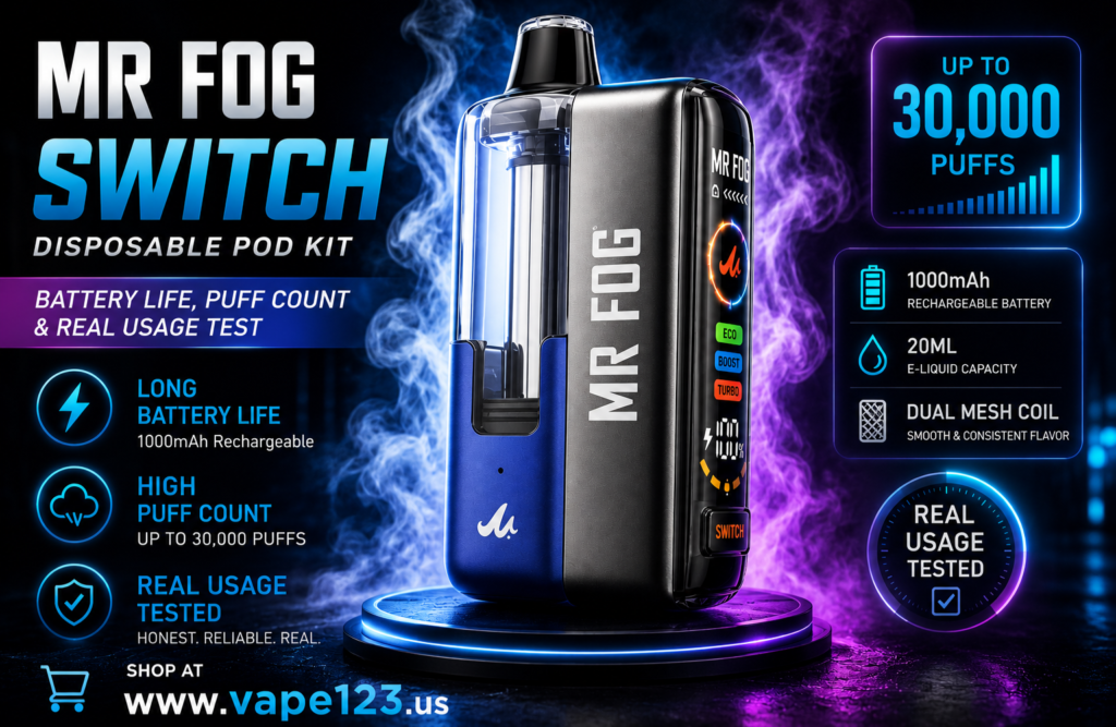 Mr Fog Switch Disposable Pod Kit