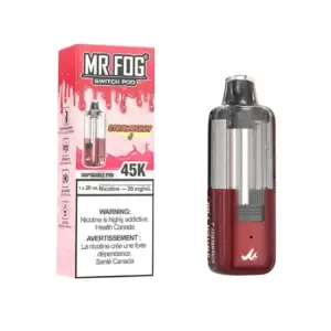 Strawberry J Mr Fog Switch 45000 Puffs Disposable Vape - Pods Only