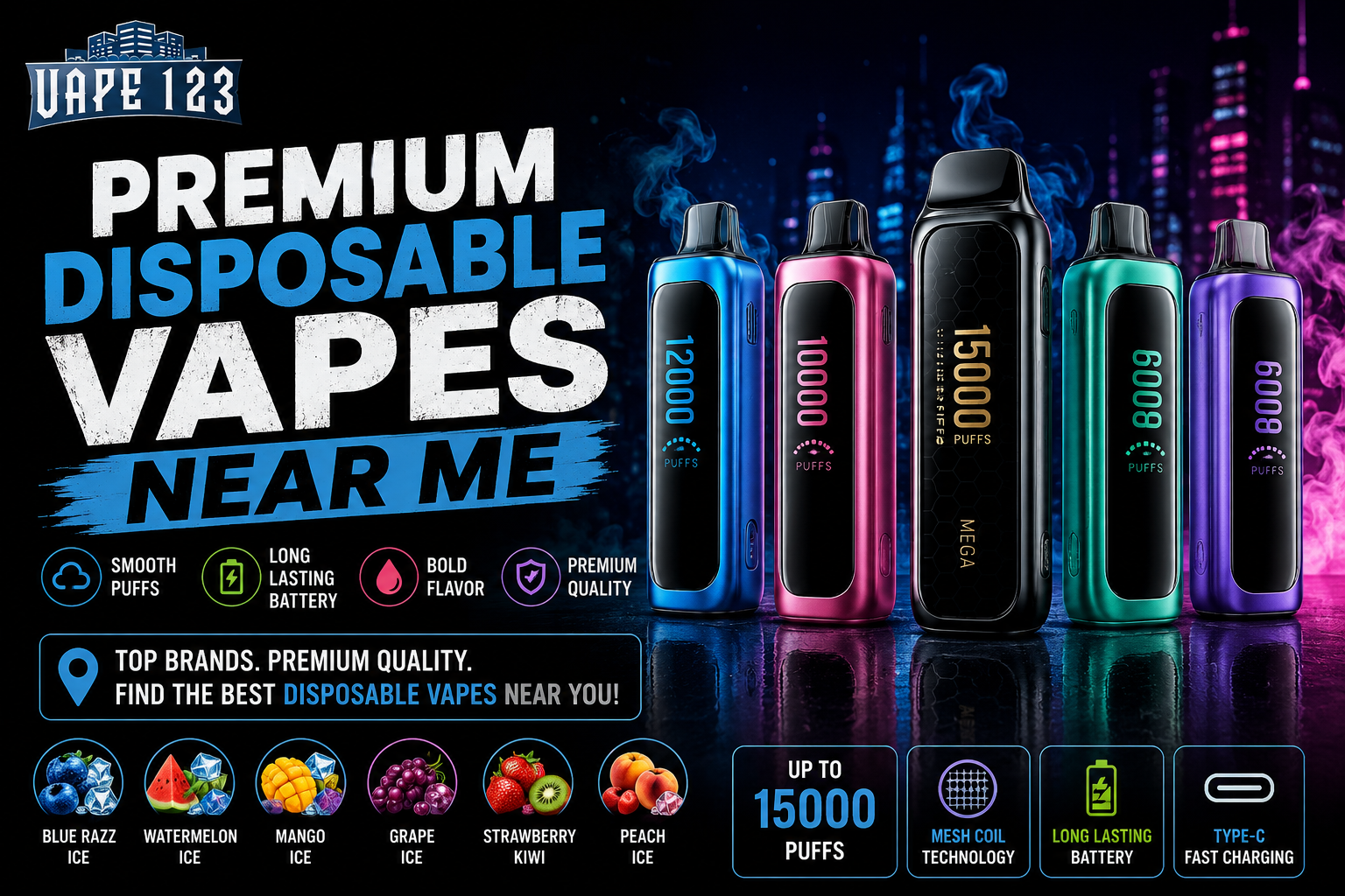 Premium Disposable Vapes Near Me