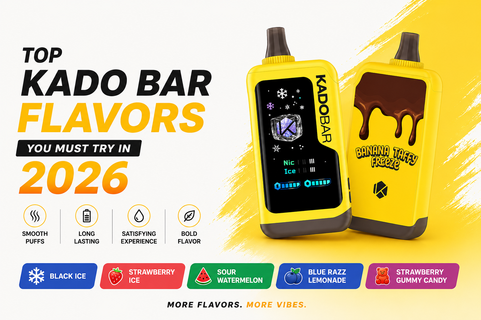 Kado Bar Flavors